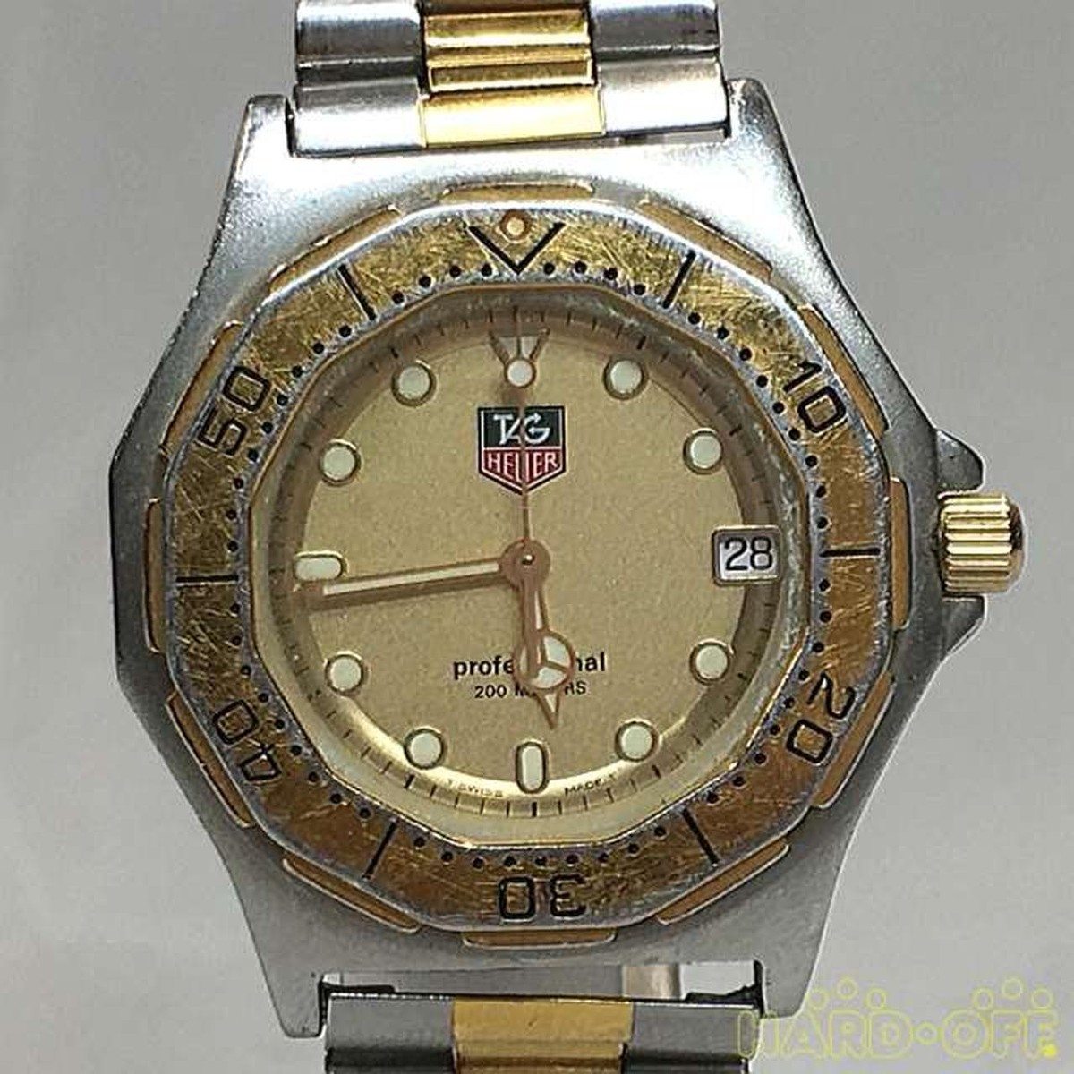 TAG Heuer 3000 シルバー/ゴールド 時計 TAG HEUER 3000 18K GOLD PLATED CHRONO MENS WATCH CASE+
