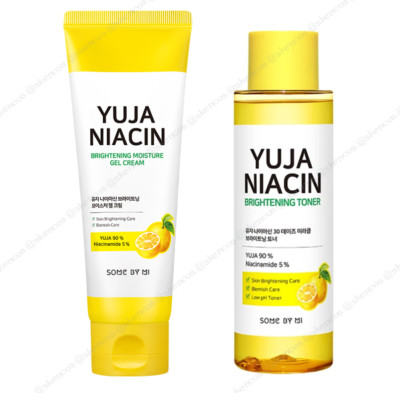 SOME BY MI Yuja Niacin 30 Days Miracle Brightening Toner 150ml & Gel Cream 100ml