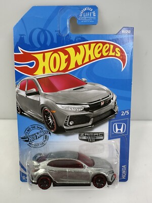 Hot Wheels Honda 2018 Civic Type R Zamac Raw HTF
