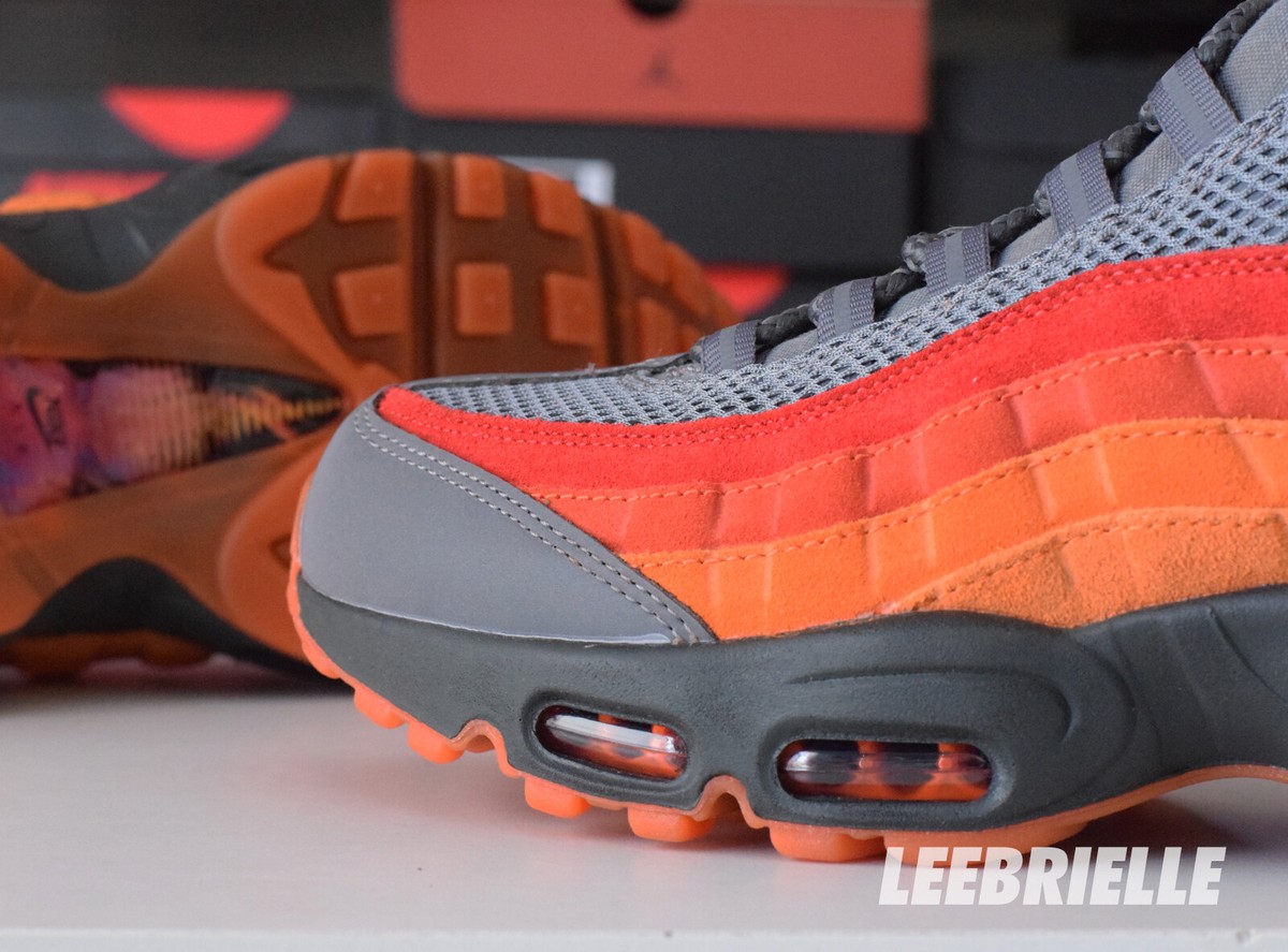 Nike Air Max 95 ATL ATLANTA Grey Orange Red FZ4125-060