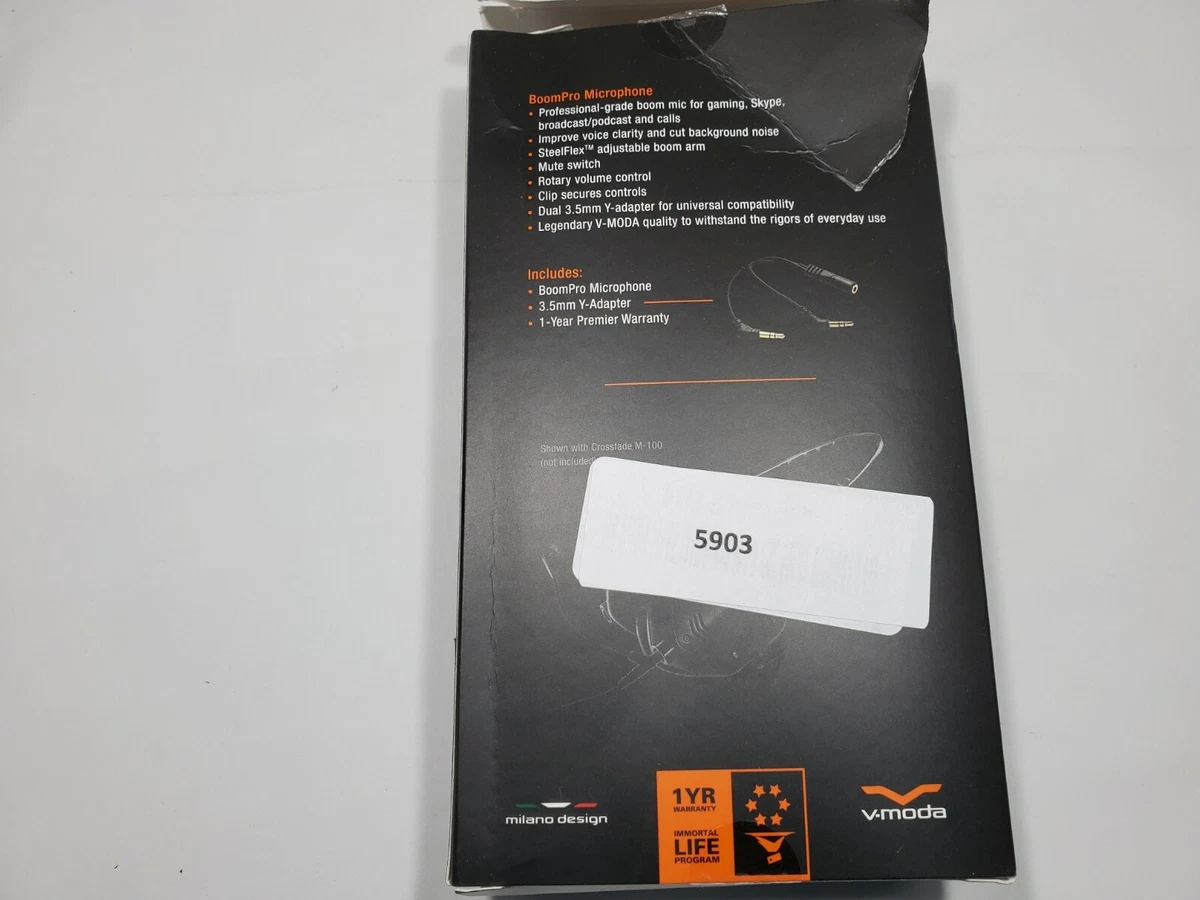 V MODA BoomPro Microphone for Gaming Communication 5903