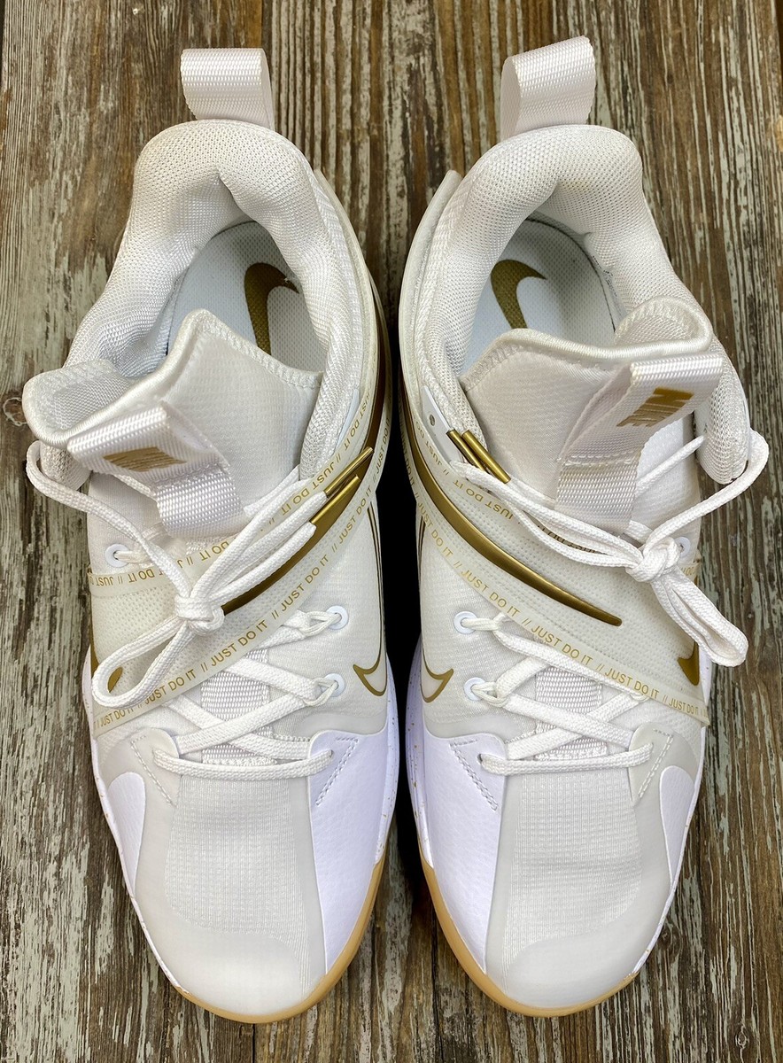 Nike React HyperSet SE White Gold Volleyball SAMPLE DJ4473-170