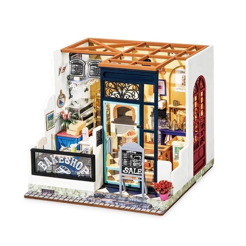 Robotime Rolife Nancy's Bake Shop Miniature Dollhouse Kit DG143 - ROKRDG143 - Afbeelding 1 van 1