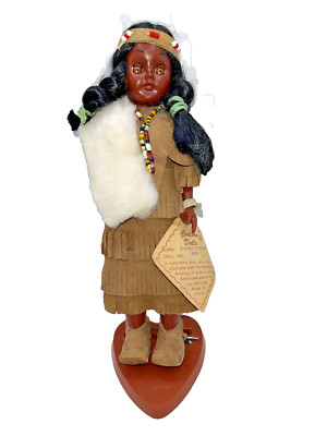 彫刻・オブジェ American Doll Carlson Deerfoot Vintage Carlson Doll - Blackfoot Chief Native American