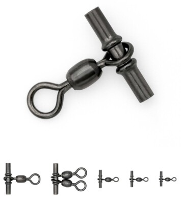 BLUEWING 3-Way Fishing Swivels Fishing Tackle with Rolling Barrel US Seller