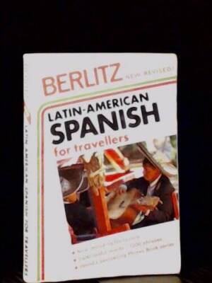 Latin American Spanish Phrase Book (Berlitz Phrasebooks) - Paperback ...