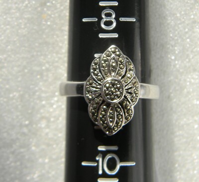 DAC Fashion Silver-Pave' - Ring Size 9 - Lucian Collection - #31