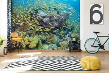 3D Animal Fish G7688 Wallpaper Wall Murals Removable Self-adhesive Erin