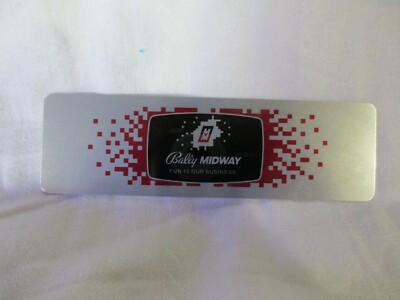 Bally/Midway Door Plate -Fun Is Our Business New style Coin Doors Smaller Size