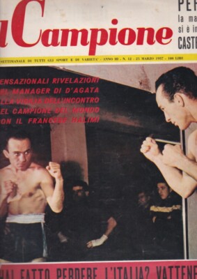 Boxmagazin IL CHAMPIONE d achata halimi Nr.12 1957