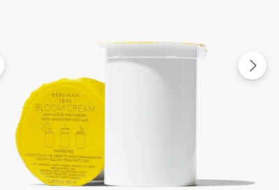 Beekman 1802 Bloom Cream  Moisturizer Cream Goat Milk Refill Pod 3.38 Fl Oz 