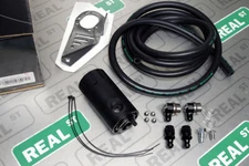 Radium Engineering Black PCV Oil Catch Can for Toyota Chaser 96-01 All Engines