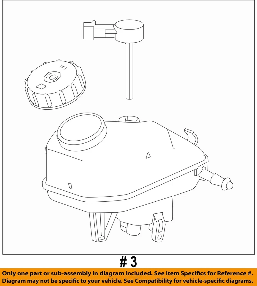 Cilindro mestre de freio usado serve: 2013 Chevrolet Cruze grau A - Imagem 4 de 4