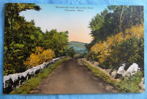 Vintage Leinen 3 Karten Mt. Wachusett, Monadnock Princeton MA - Bild 5 von 6
