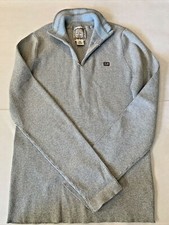 Ralph Lauren 1/4 Zip Pullover Sweater Gray Juniors size XL.