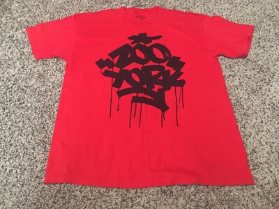 Zoo York Graffiti Skateboard T Shirt 90s Skater Hiphop Streetwear