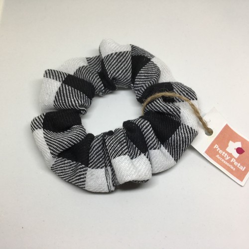 Satin Leopard Purple Brown Red Blue Floral Polkadot Hair Ties Elastic Scrunchies - Picture 38 of 53