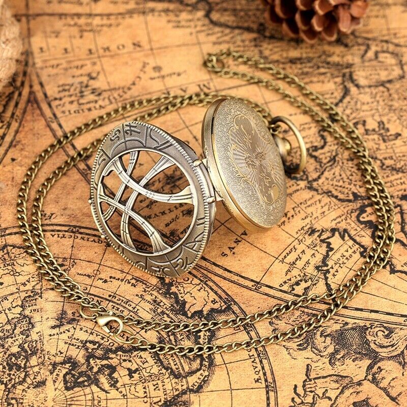 OROLOGIO DA TASCHINO In Stile Antico Art Nouveau, Design Vintage Retrò - Foto 10