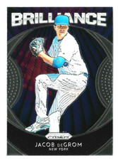 Jacob deGrom 2019 Panini Prizm Brilliance #B3 New York Mets Baseball Insert MLB