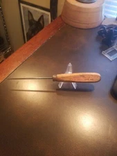 Rare 190os Wooden Ice Pick Spring Grove Ice & Ice Cream Artisan Well Ice York Co