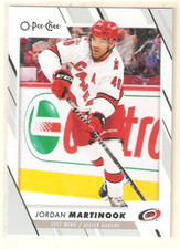 Jordan Martinook 2023-24 O-Pee-Chee Base Card #220 Hurricanes