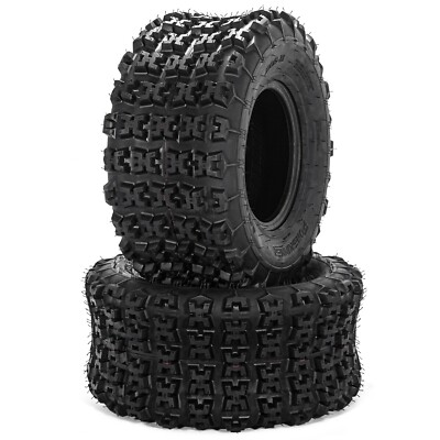 #ad #ad Set 2 22x11x10 22x11 10 6Ply ATV Tires 22 11 10 UTV Tires Tubeless All Terrain $132.21