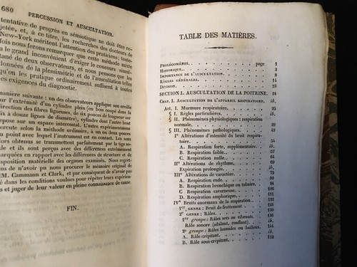 TRAITÉ PRATIQUE D’AUSCULTATION - 1844 - M. BARTH - Reliure Cuir - 2ème Édition - Picture 12 of 17