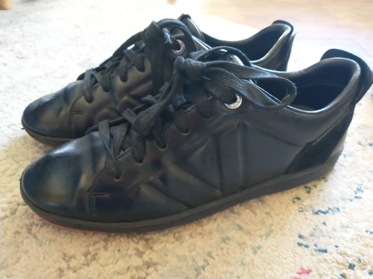 Louis Vuitton Black leather Sneakers, Size 8 Men (40.5/41 EU), DIY