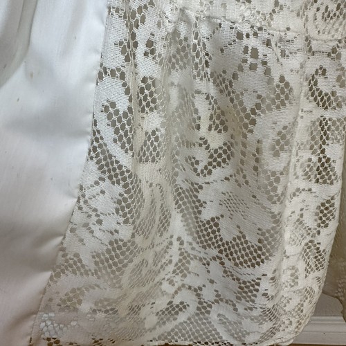 GUNNE SAX abito vintage anni 70 donna junior tg 7 avorio pizzo cottage core contadino - Foto 5 di 10