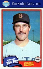 1981 Topps Boston Red Sox #199 Chuck Rainey