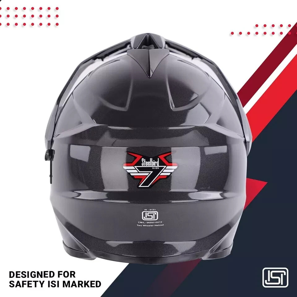 Steelbird GT Off Road Motocross Double Visor Full Face