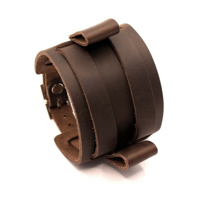 Pilot S Handarbeit Rohleder Breit Pad Manschette Uhrenband 16-24mm
