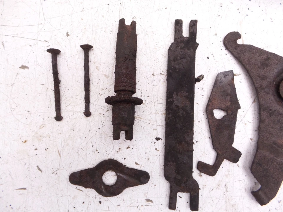 70-81 Camaro Firebird Rear Brake Drum Hardware Spring Bracket Bolts Original GM - Image 2 of 4