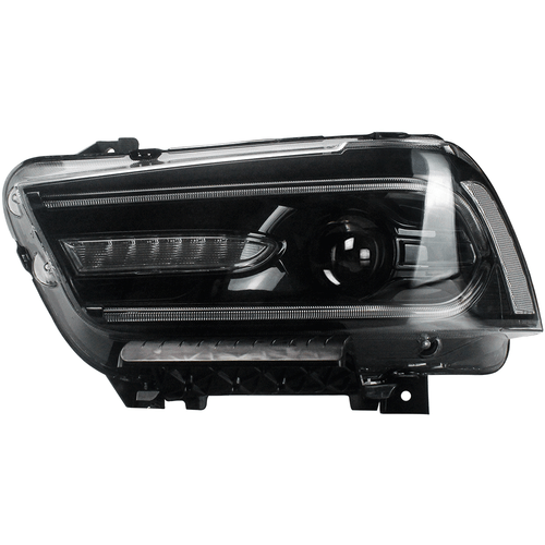 Faros para Dodge Charger 11-14 indicador secuencial LED con 1 par de bombillas LED H7 - Imagen 2 de 12