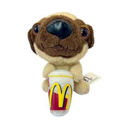 2003 Artist Collection The Dog PUG Keychain Plush McDonald Soft