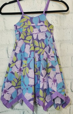 purple handkerchief dress