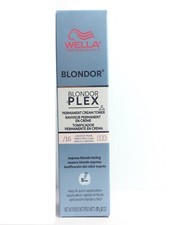 Wella Blondor Plex Permanent Cream Toner /16 Lightest Pearl, 2 oz
