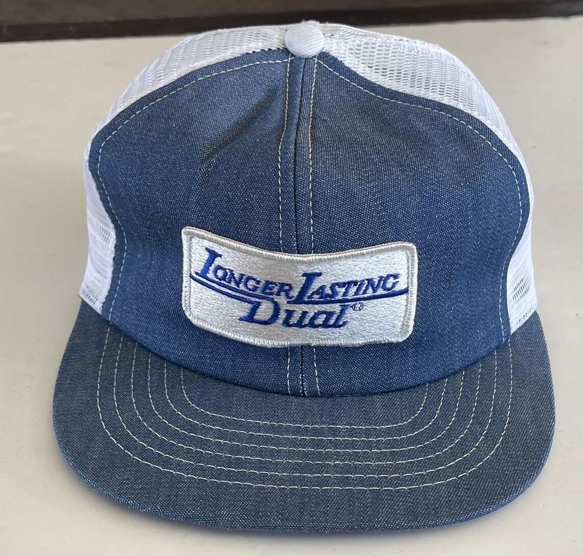 Vintage Long Lasting DUAL Herbicide Denim Mesh Trucker Hat