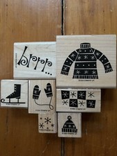 Stamp  in Up  Bundle Up  2004 Set Of 7.