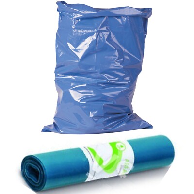 25x Rubbish Bag Rubbish Bags 120L Blue Blue Bags Rubbish Bags Waste Bag