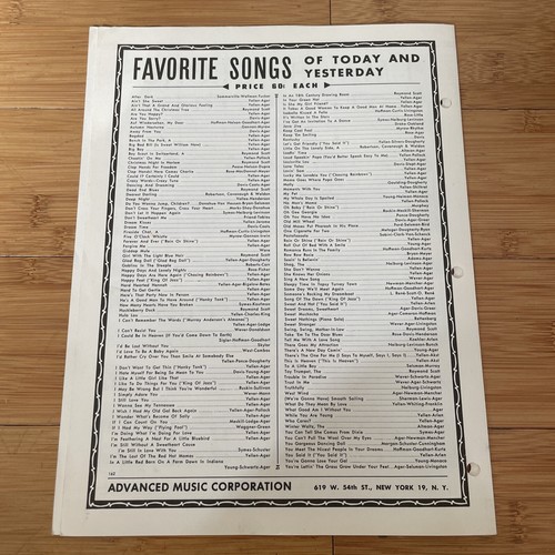 Vintage Sheet Music - I May Be Wrong But I Think You're Wonderful - 1929 Ruskin - Picture 6 of 9