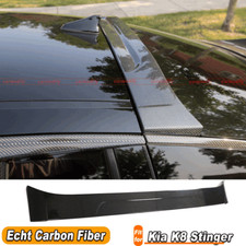 Für Kia K8 Stinger 2018-2023 Carbon Kohlefaser Dashspoiler Spoiler Flügel Lippes