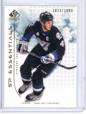 2009-10 SP Authentic Vincent Lecavalier 157 SP Essesntials 1873/1999 Lightning