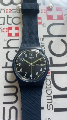 Swatch  Sir Blue GN178 2014 Standard Gents 34mm Silicone Excellent Condition