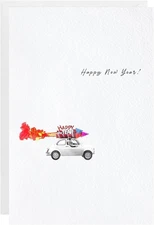 48 Happy New Year Cards with Envelopes | Spot UV & Texture Finish | 6.75 x 4....