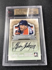 2010-11 IN THE GAME ULTIMATE AUTOGRAPH SILVER Glenn Anderson AUTO /24