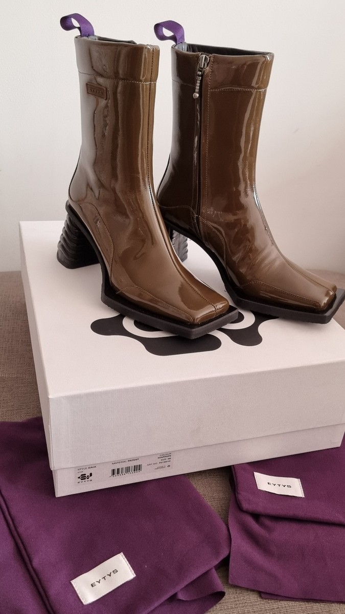 【ヨーロピアン様】Eytys Gaia サイズ41 Eytys Gaia Leather Boots in Black | LN-CC