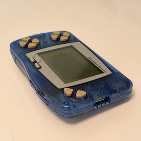 Bandai WonderSwan Console Skeleton Blue, Handheld Game System, Untested Read
