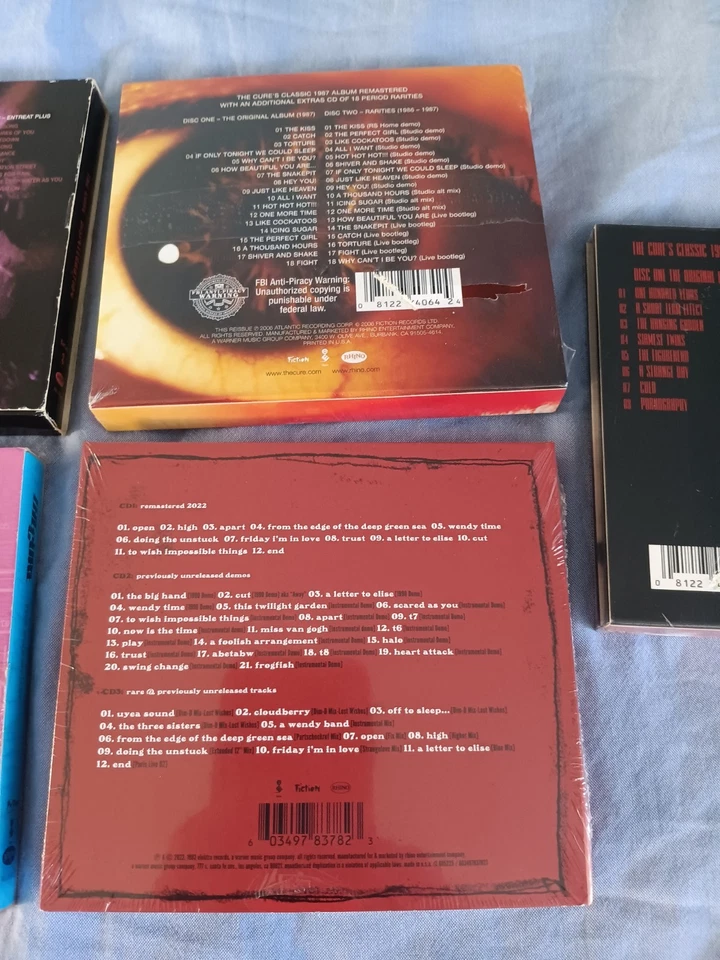 The Cure 5 Cd Lot/ Deluxe Edition/ Pornography-disintegration/kiss Me Kiss me Foto 4 de 4
