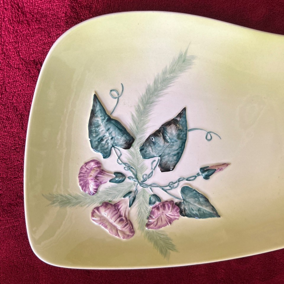 Xecbery Vintage Carlton Ware asymmetrical Serving Dish, raised Morning Glory ...